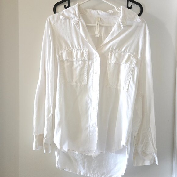 Aritzia Babaton Whilte Utility Shirt size xxs - Picture 2 of 7